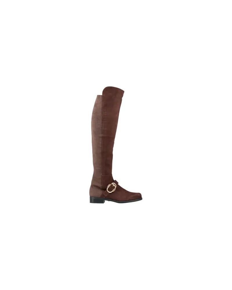 Stuart Weitzman SCHUHE - Stiefelauf YOOX.COM Dunkelbraun