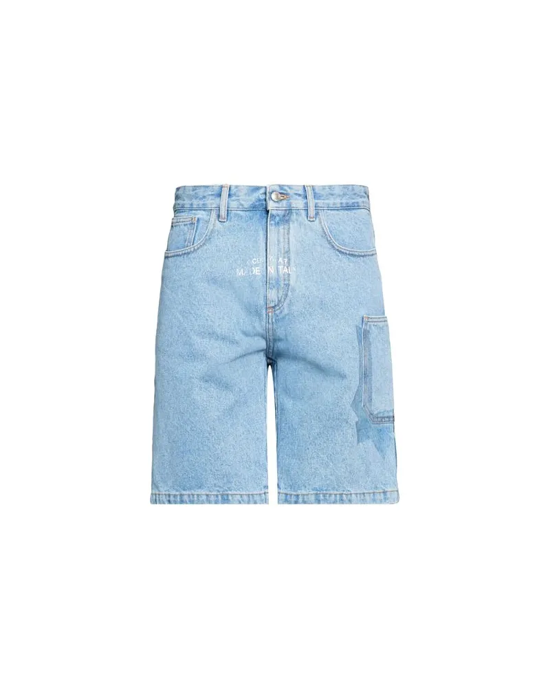 GCDS HOSEN & RÖCKE - Jeansshortsauf YOOX.COM Blau