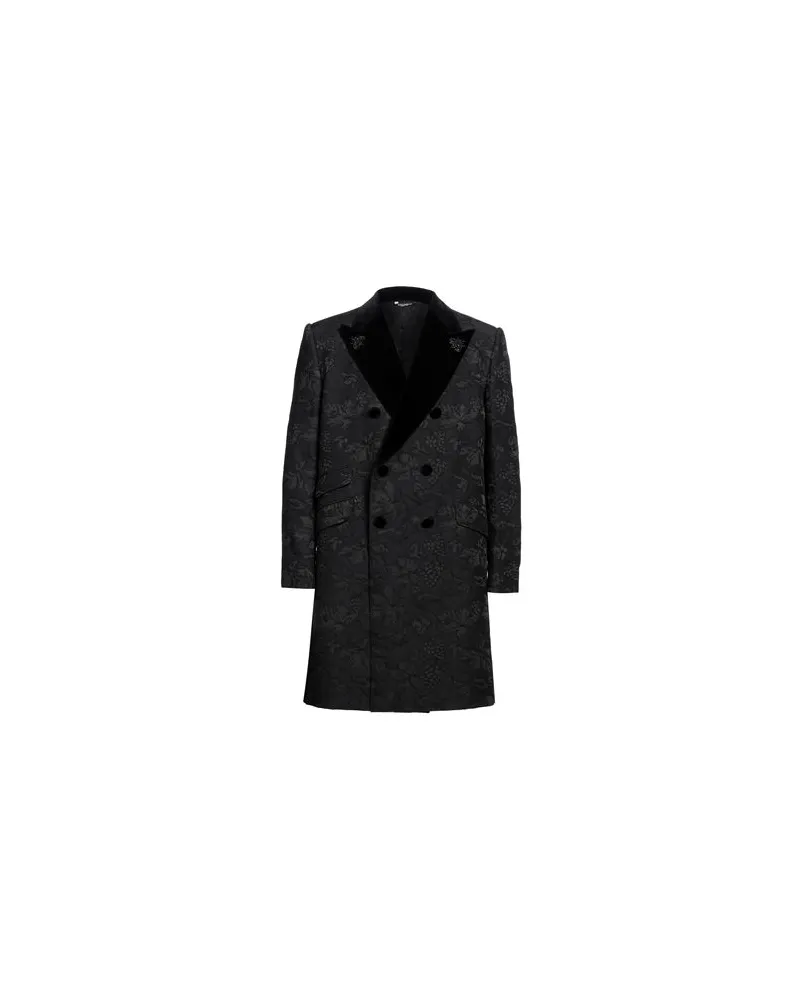 Dolce & Gabbana JACKEN & MÄNTEL - Mäntelauf YOOX.COM Schwarz