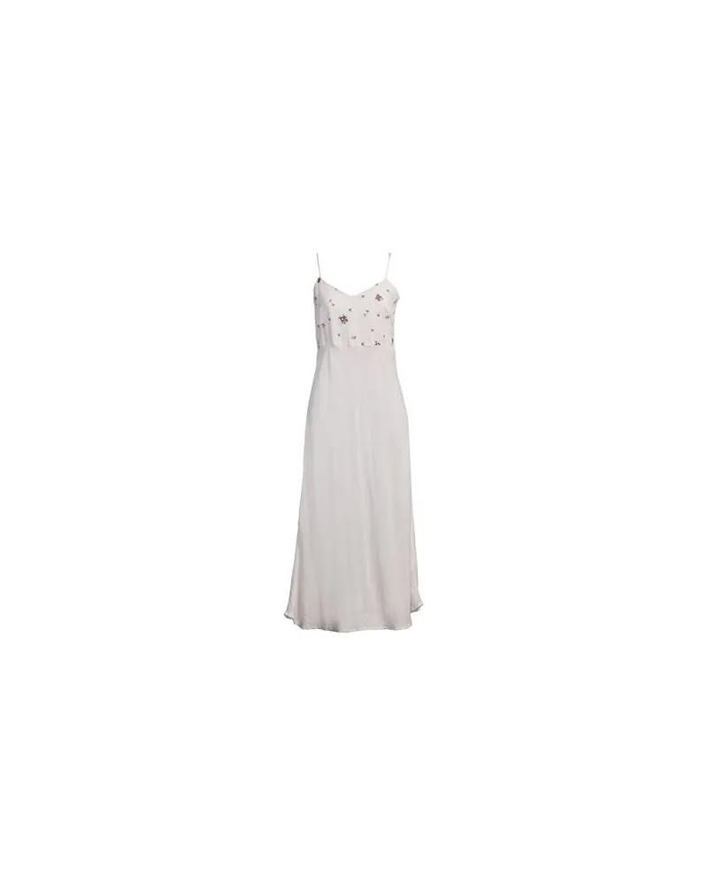 120% Lino KLEIDER - Maxi-Kleiderauf YOOX.COM Hellrosa