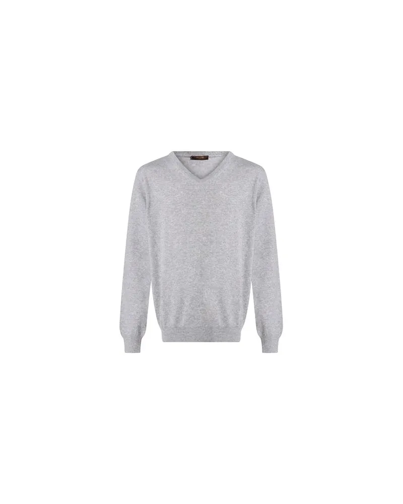 MOORER STRICKWAREN - Pulloverauf YOOX.COM Hellgrau