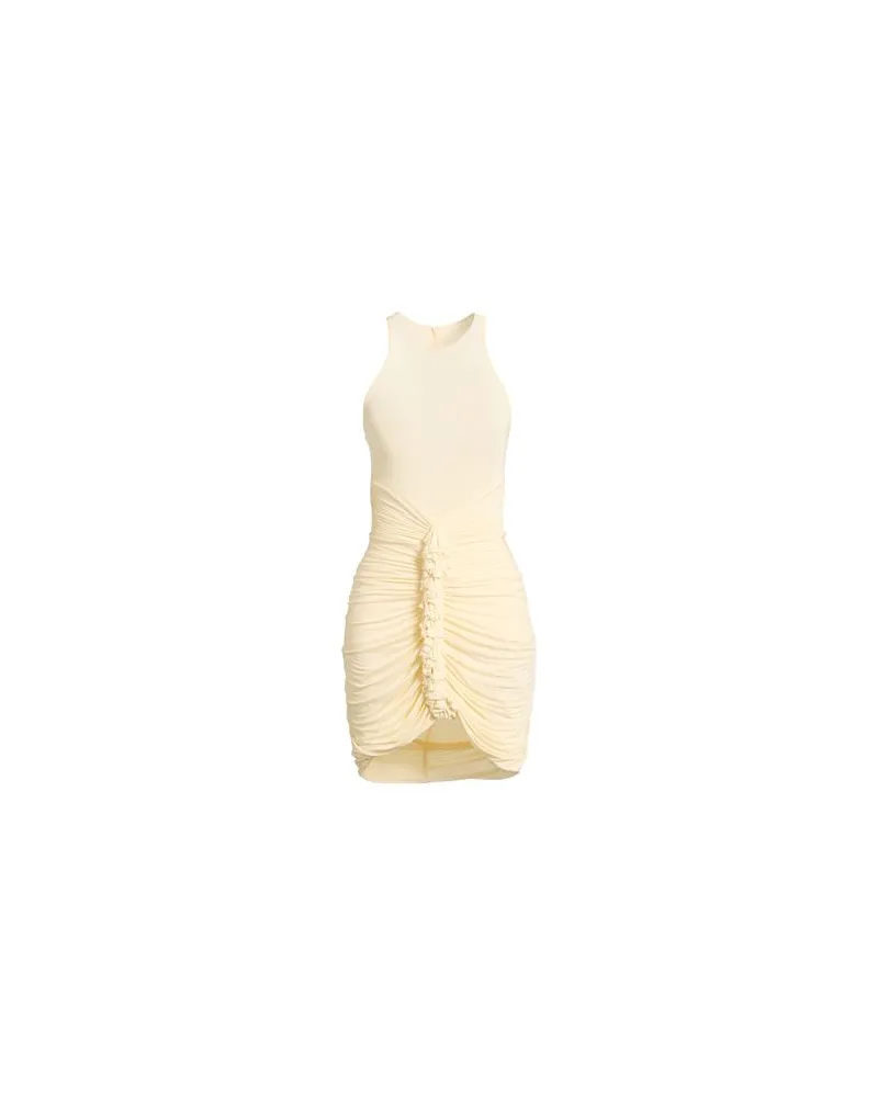 Philosophy Di Lorenzo Serafini KLEIDER - Mini-Kleiderauf YOOX.COM Pastellgelb