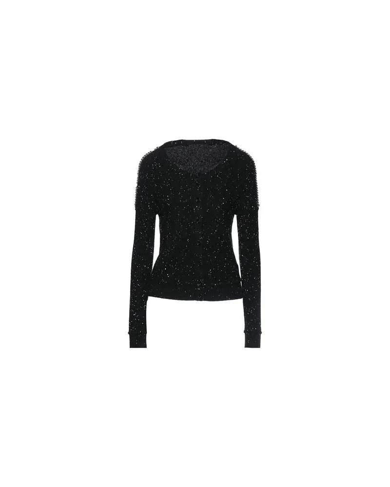 Patrizia Pepe STRICKWAREN - Strickjackenauf YOOX.COM Schwarz