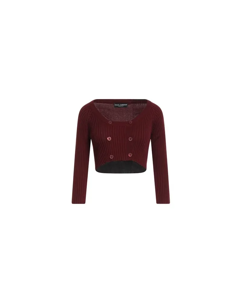 Dolce & Gabbana STRICKWAREN - Strickjackenauf YOOX.COM Bordeaux