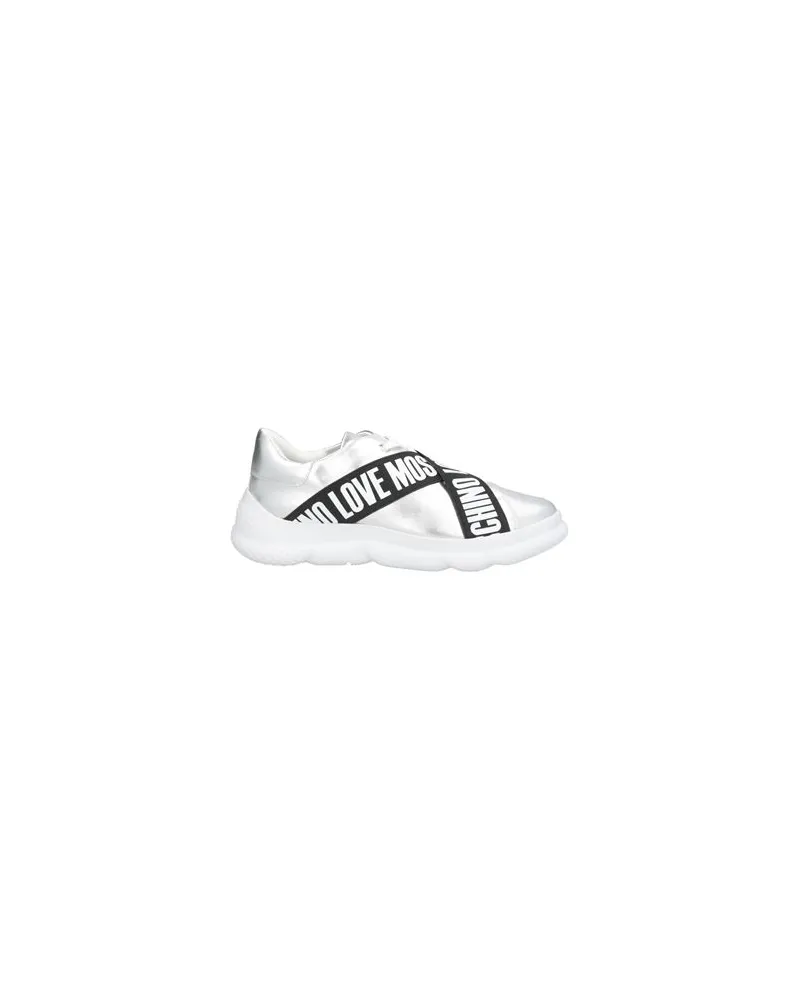 Moschino SCHUHE - Sneakersauf YOOX.COM Silber
