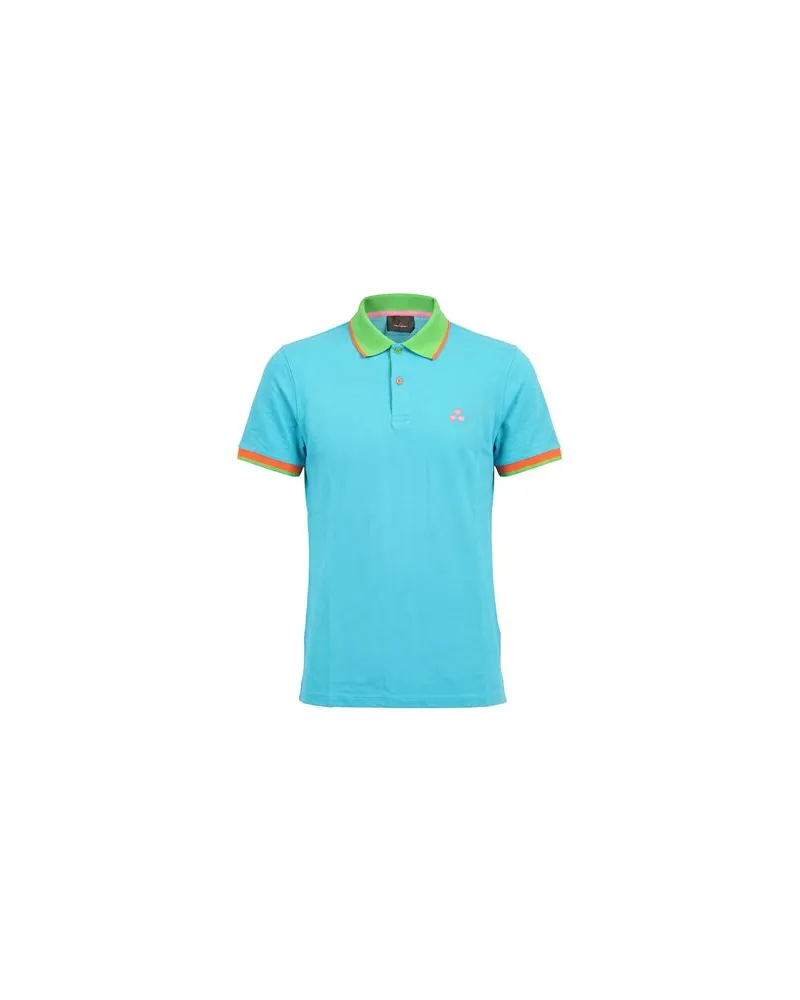 Peuterey TOPS - Poloshirtsauf YOOX.COM Himmelblau