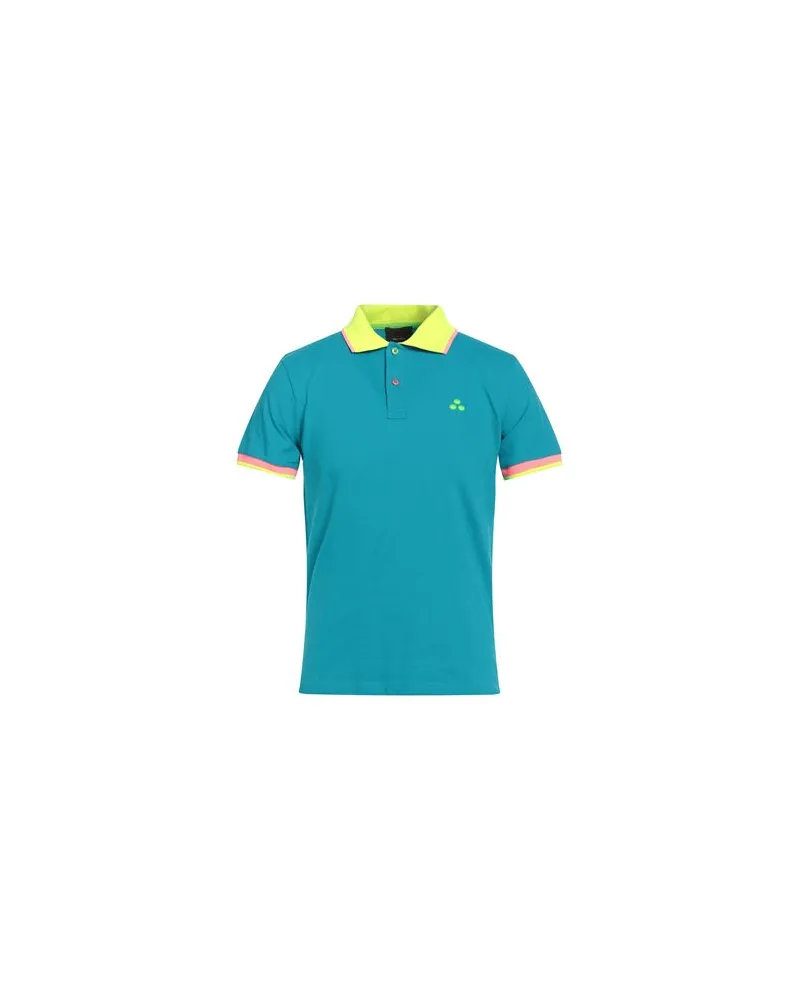 Peuterey TOPS - Poloshirtsauf YOOX.COM Azurblau