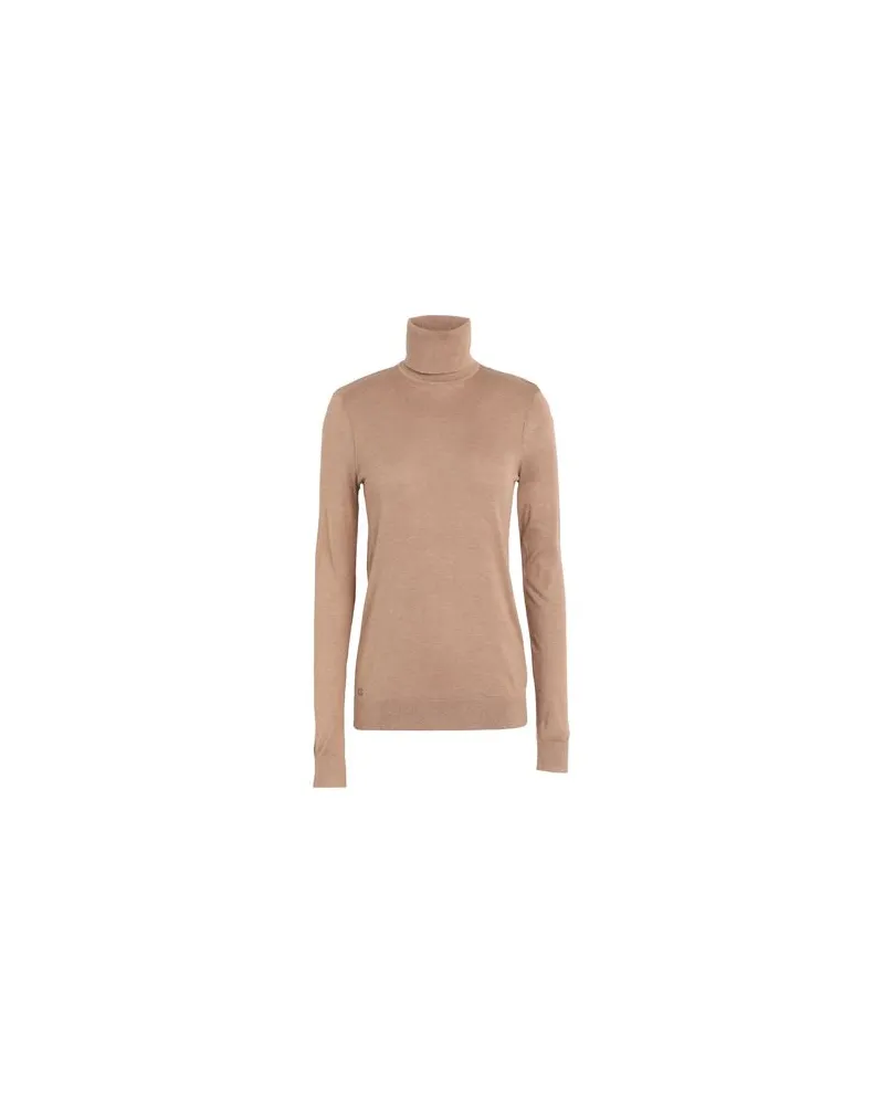 Ralph Lauren LONG SLEEVE TURTLE NECK SWEATER	 - STRICKWAREN - Rollkragenpulloverauf YOOX.COM Sand