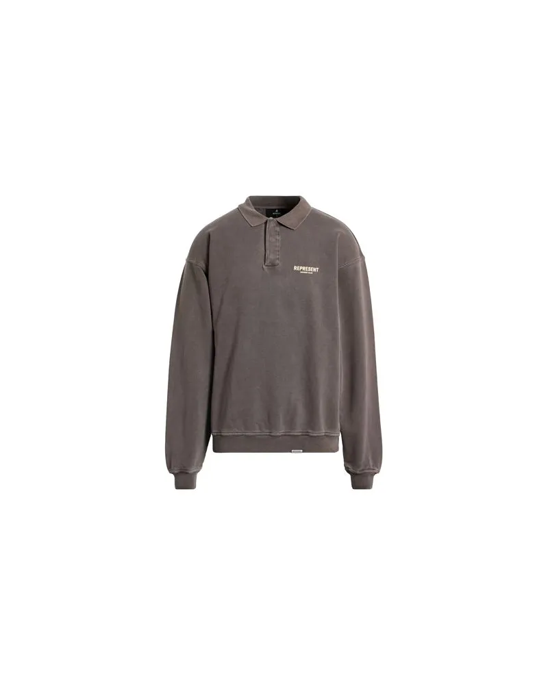 REPRESENT TOPS - Sweatshirtsauf YOOX.COM Maulwurfsgrau