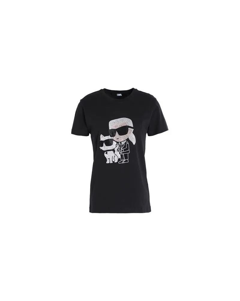 Karl Lagerfeld IKONIK 2.0 RS T-SHIRT  - TOPS - T-shirtsauf YOOX.COM Schwarz