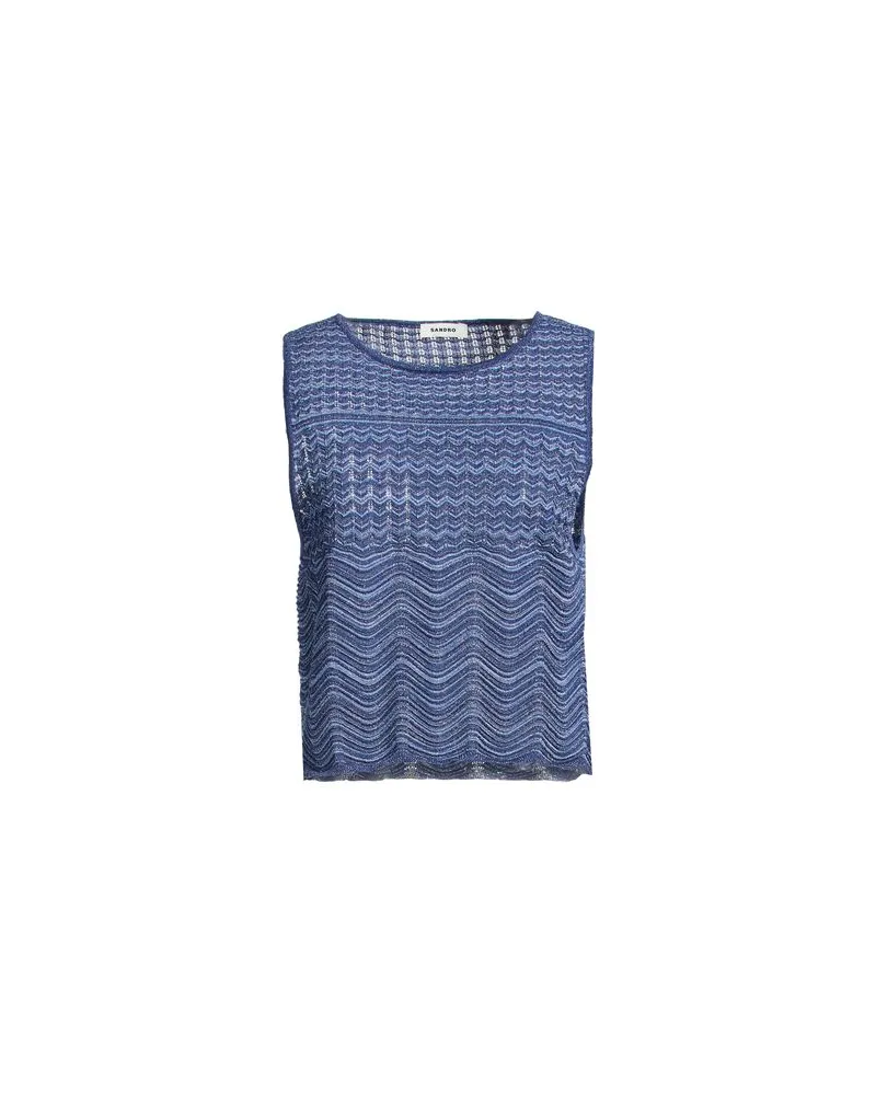 Sandro STRICKWAREN - Pulloverauf YOOX.COM Blau