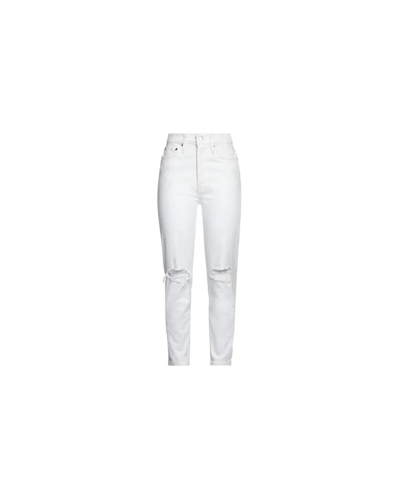 RE/DONE HOSEN & RÖCKE - Jeanshosenauf YOOX.COM Weiß