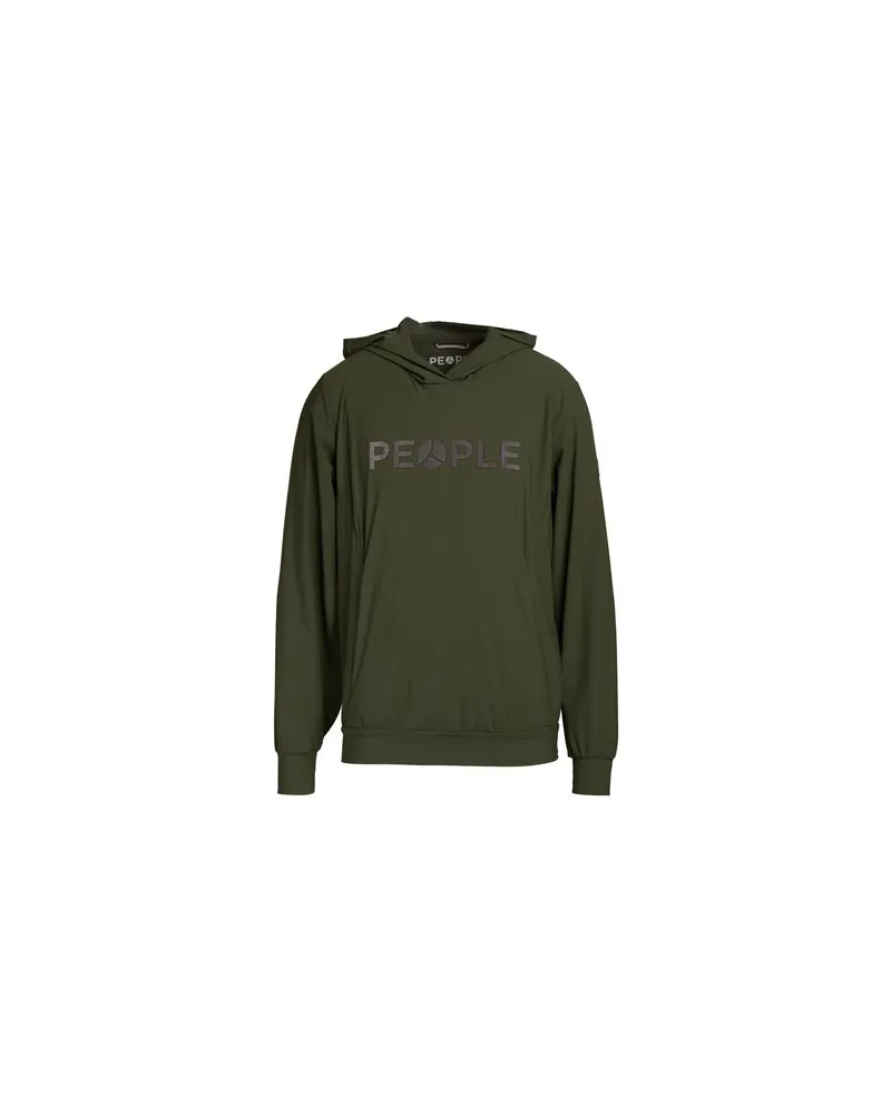 People of Shibuya TOPS - Sweatshirtsauf YOOX.COM Militärgrün