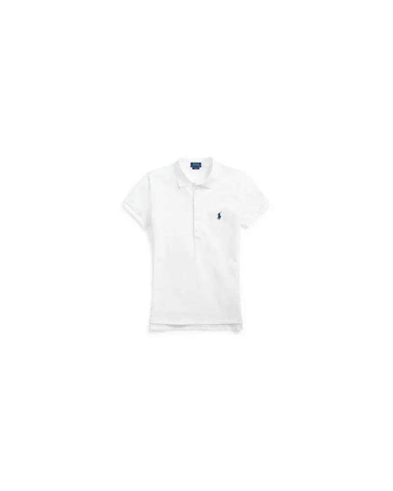 Ralph Lauren SLIM FIT STRETCH POLO SHIRT - TOPS - Poloshirtsauf YOOX.COM Weiß