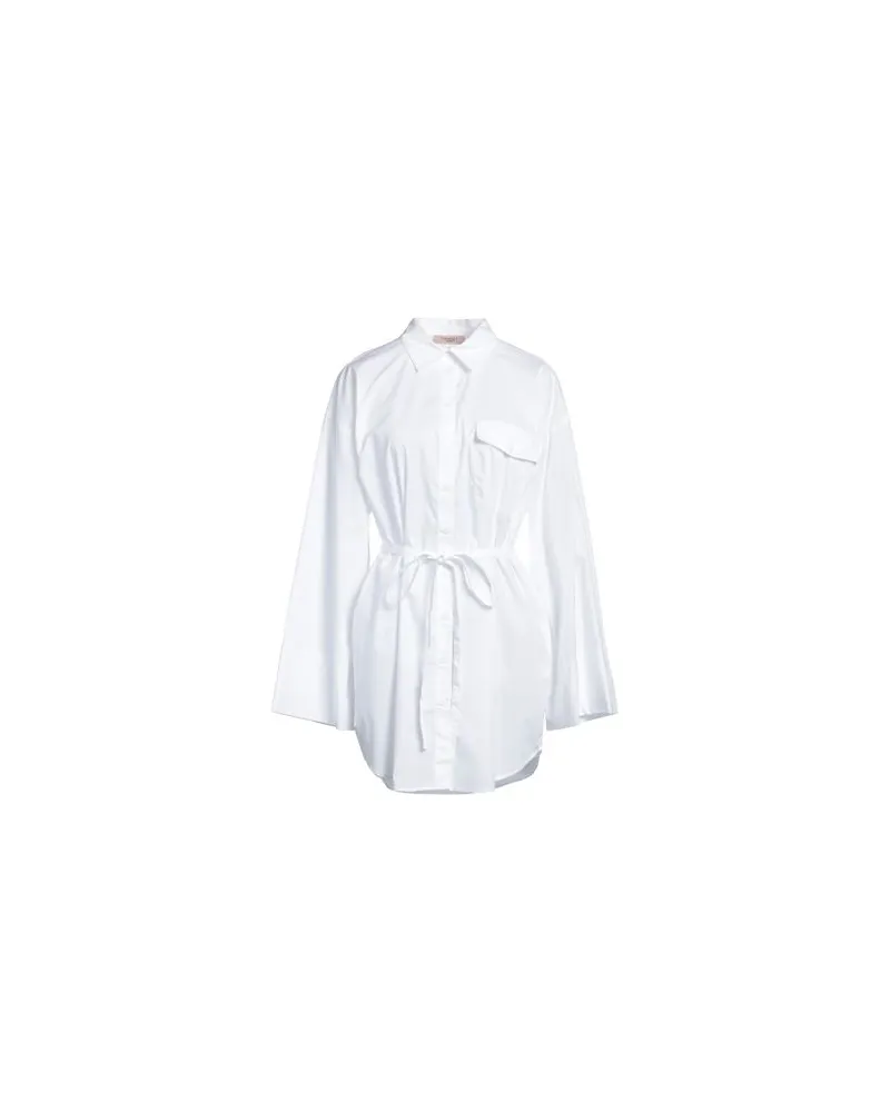Twin-Set TOPS - Hemdenauf YOOX.COM Weiß
