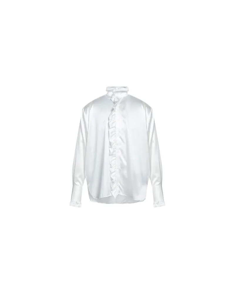 GCDS TOPS - Hemdenauf YOOX.COM Weiß