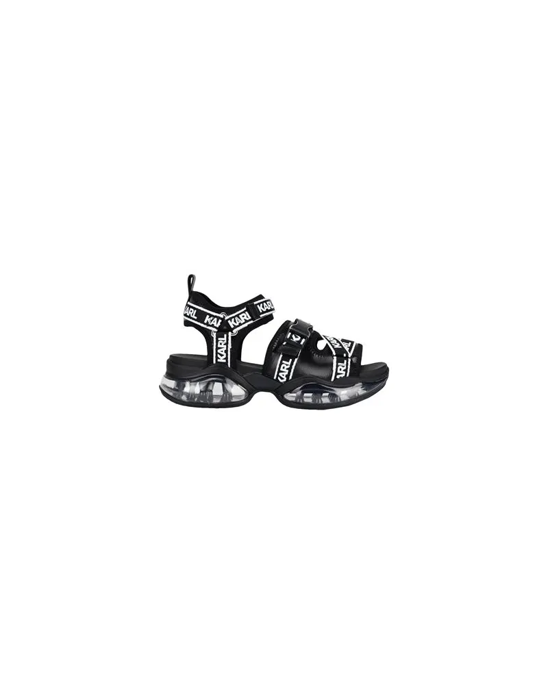 Karl Lagerfeld VENTURA 2 ORBITAL RUN SANDAL   - SCHUHE - Sandalenauf YOOX.COM Schwarz