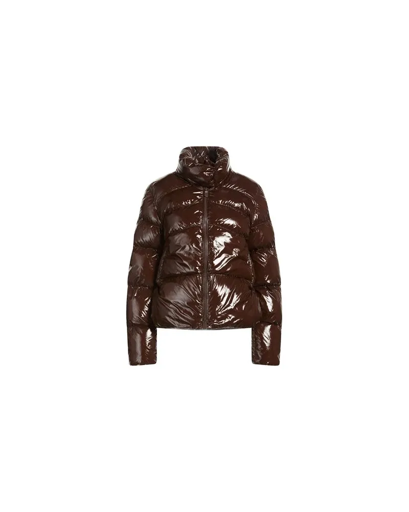 Pinko JACKEN & MÄNTEL - Pufferjacken & Daunenjackenauf YOOX.COM Schokobraun
