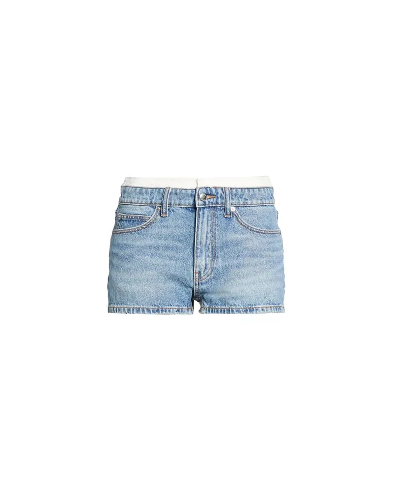 Alexander Wang HOSEN & RÖCKE - Jeansshortsauf YOOX.COM Blau