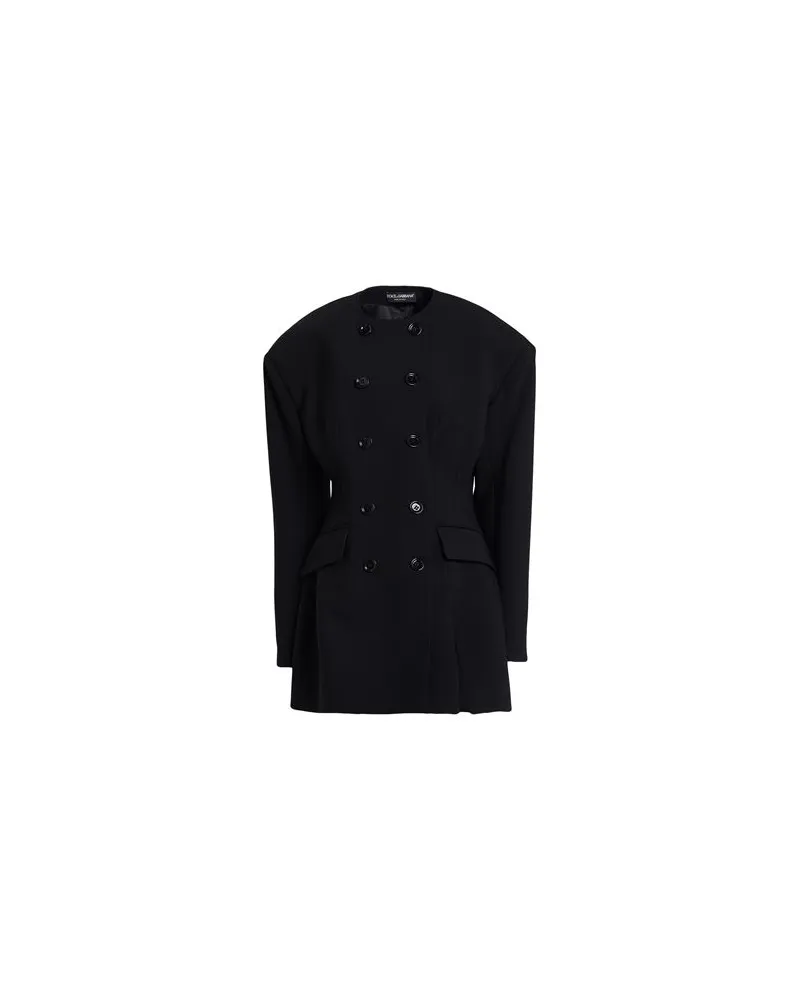 Dolce & Gabbana JACKEN & MÄNTEL - Mäntelauf YOOX.COM Schwarz