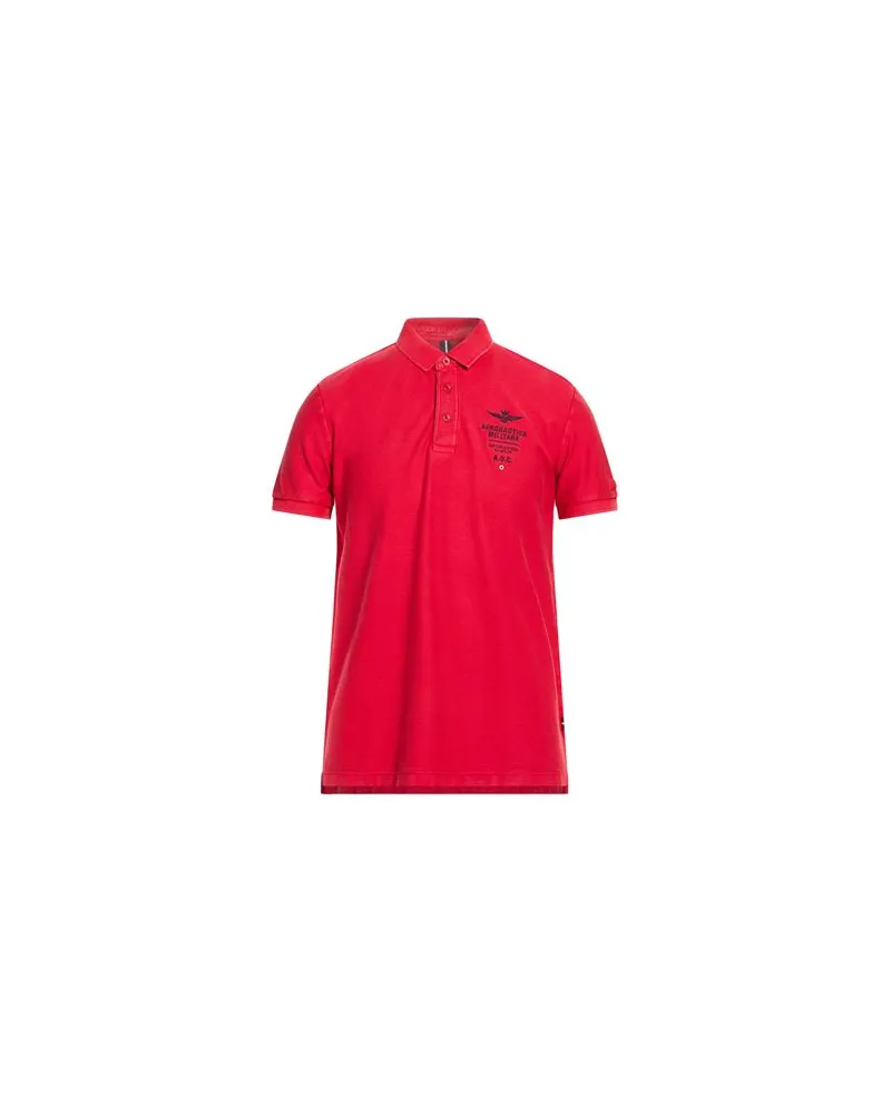Aeronautica Militare TOPS - Poloshirtsauf YOOX.COM Rot