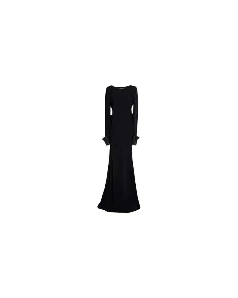 Ermanno Scervino KLEIDER - Maxi-Kleiderauf YOOX.COM Schwarz