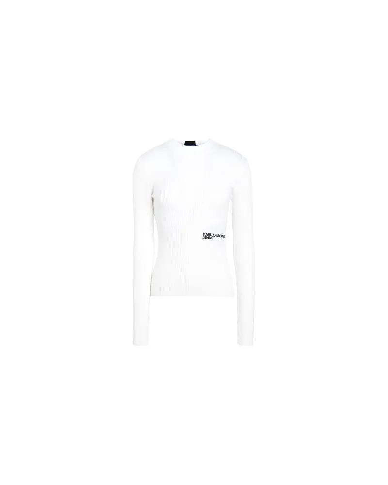 Karl Lagerfeld KLJ LSLV FITTED SWEATER  - STRICKWAREN - Pulloverauf YOOX.COM Off