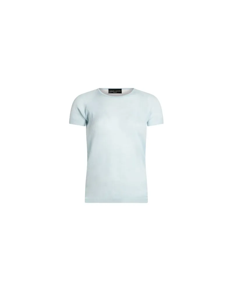 Roberto Collina STRICKWAREN - Pulloverauf YOOX.COM Himmelblau