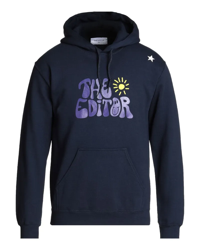 THE EDITOR Sweatshirt Marineblau