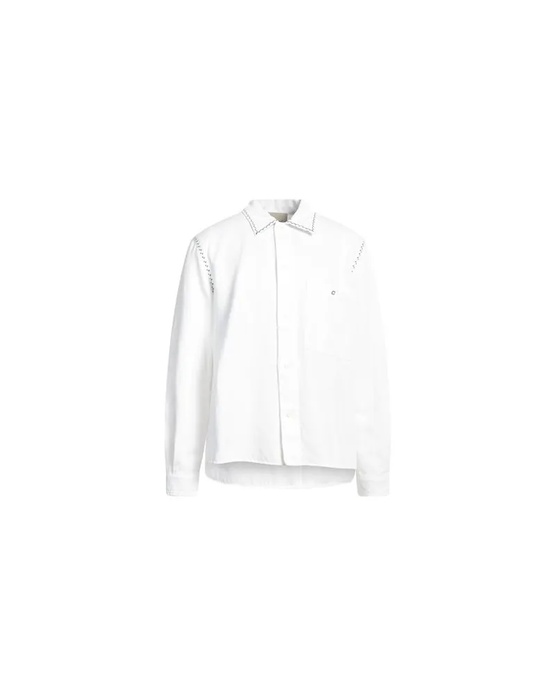 Nick Fouquet TOPS - Jeanshemdenauf YOOX.COM Weiß