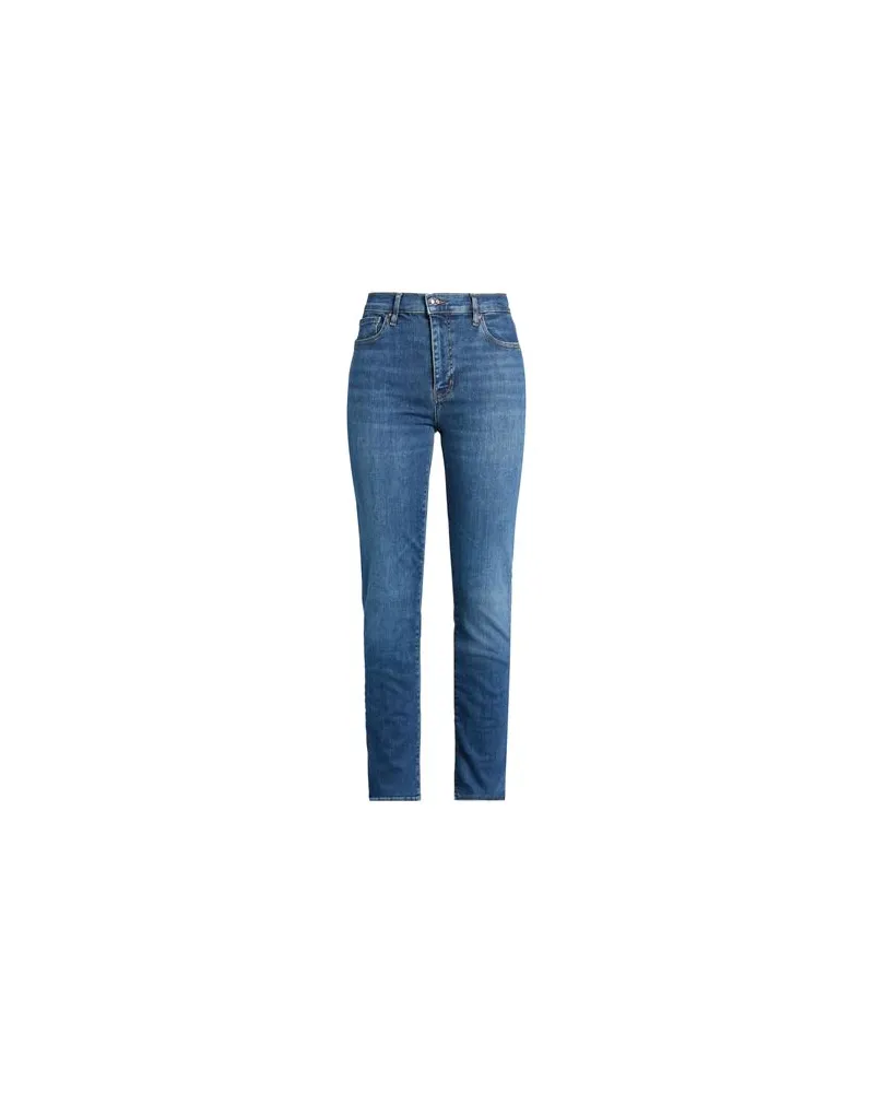 Frame Denim LE HIGH STRAIGHT LONG  - HOSEN & RÖCKE - Jeanshosenauf YOOX.COM Blau