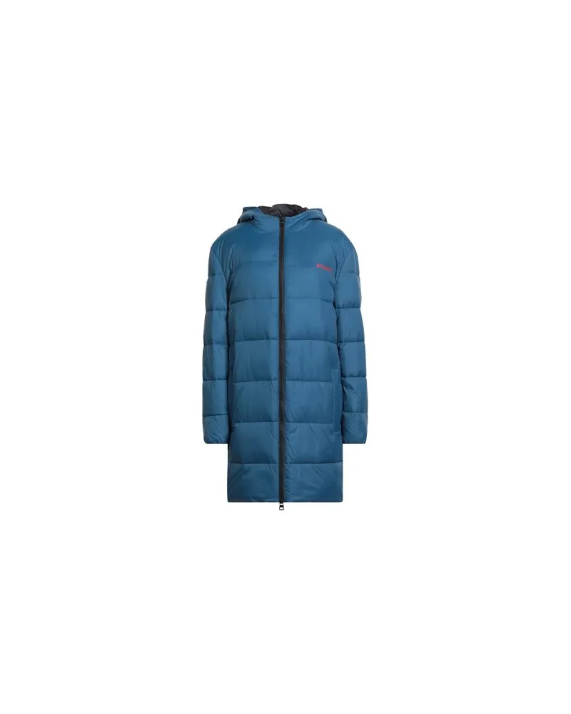 HUGO BOSS JACKEN & MÄNTEL - Pufferjacken & Daunenjackenauf YOOX.COM Taubenblau