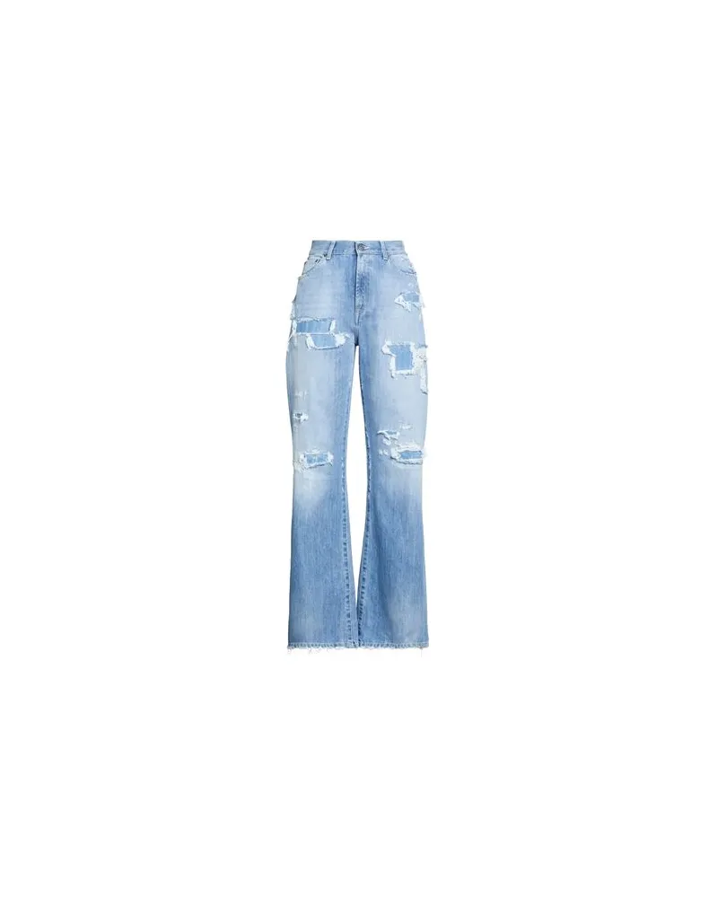 Dondup HOSEN & RÖCKE - Jeanshosenauf YOOX.COM Blau