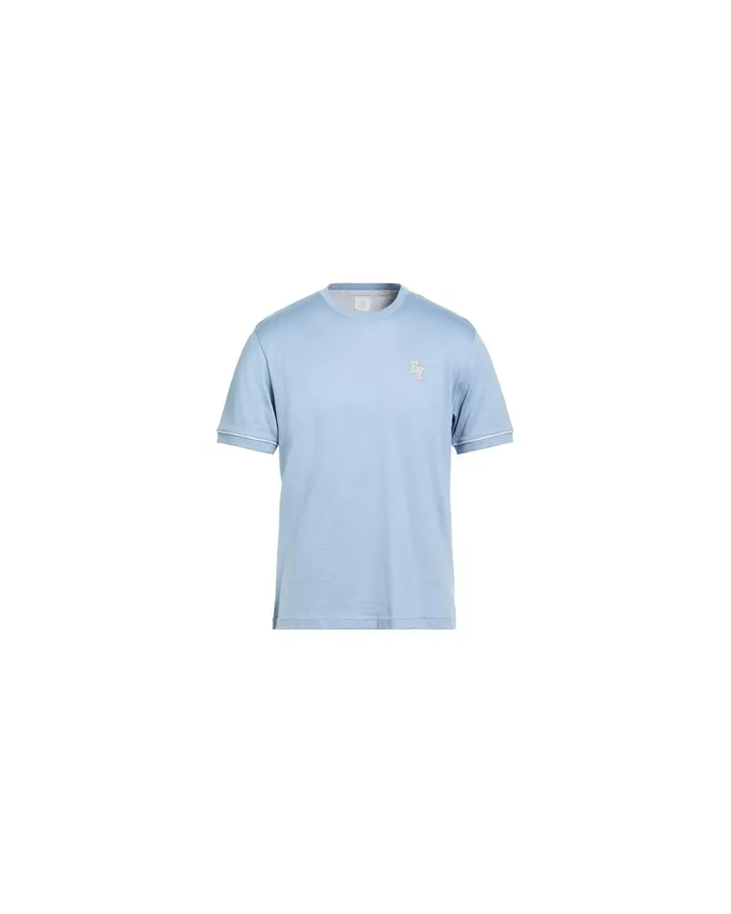 Eleventy PLATINUM - TOPS - T-shirtsauf YOOX.COM Himmelblau