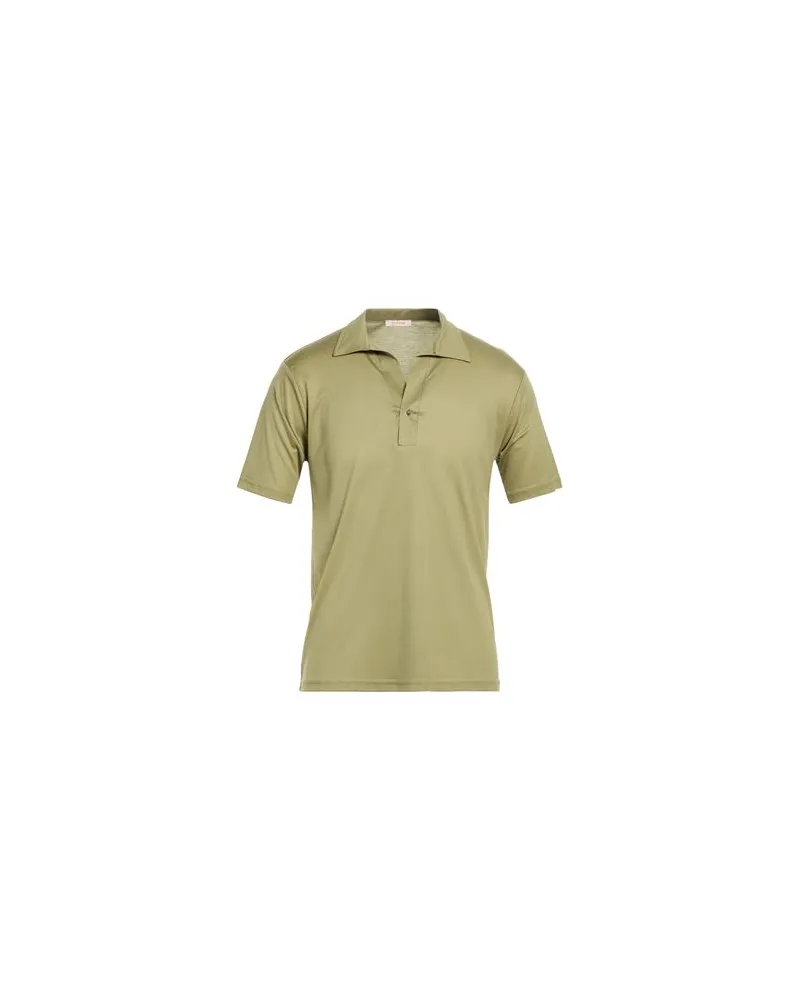 OFFICINA 36 TOPS - Poloshirtsauf YOOX.COM Militärgrün