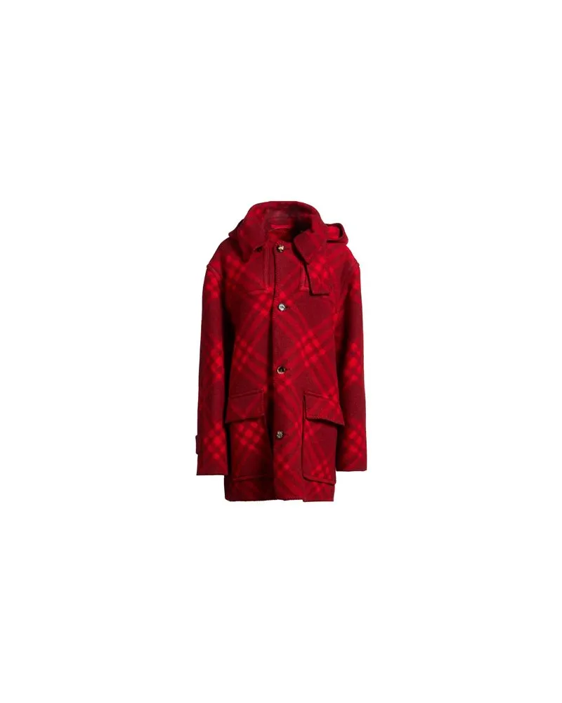 Burberry JACKEN & MÄNTEL - Mäntelauf YOOX.COM Rot