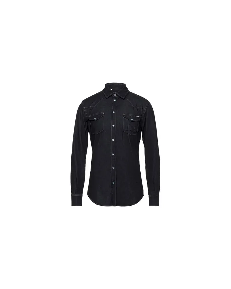 Dolce & Gabbana TOPS - Jeanshemdenauf YOOX.COM Blau