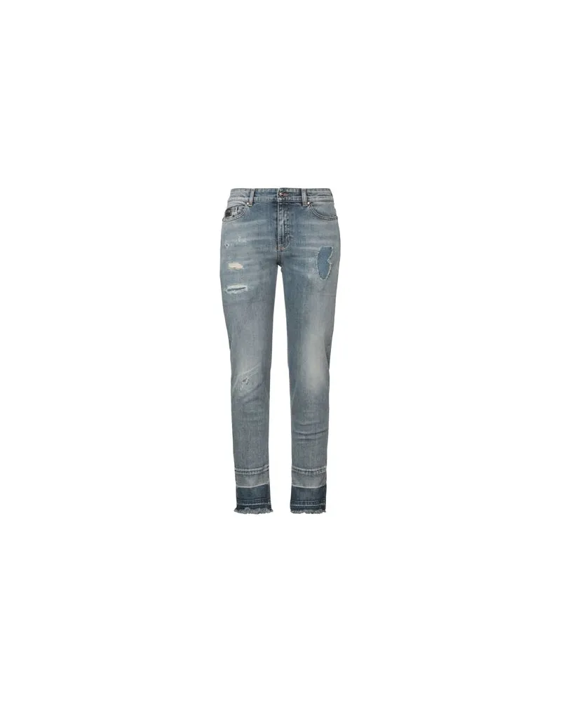 Versace Jeans HOSEN & RÖCKE - Jeanshosenauf YOOX.COM Blau