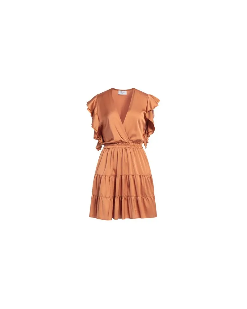 Soallure KLEIDER - Mini-Kleiderauf YOOX.COM Lederfarben