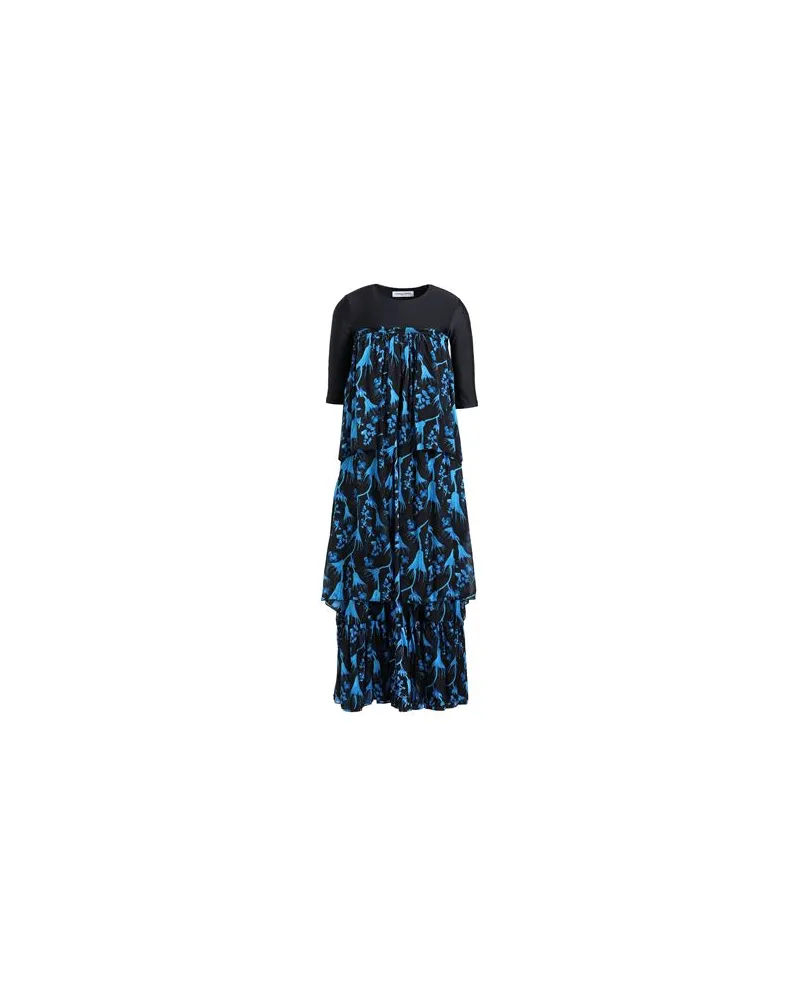 Marine Serre KLEIDER - Midi-Kleiderauf YOOX.COM Schwarz