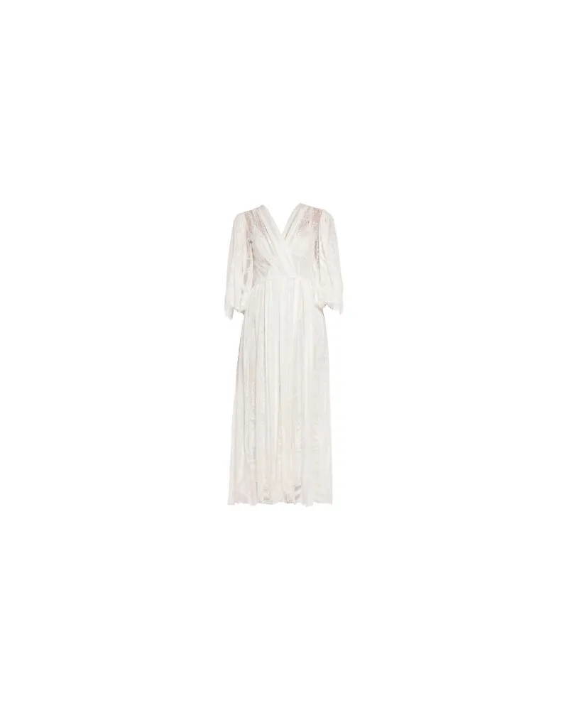 Dolce & Gabbana KLEIDER - Maxi-Kleiderauf YOOX.COM Weiß