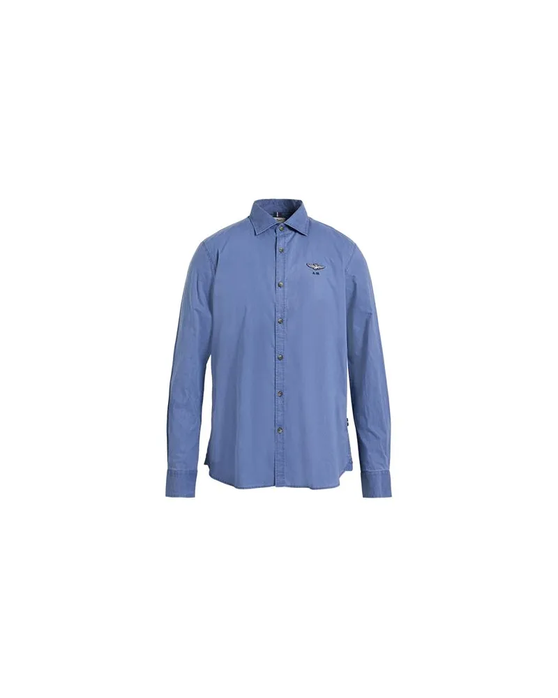 Aeronautica Militare TOPS - Hemdenauf YOOX.COM Taubenblau