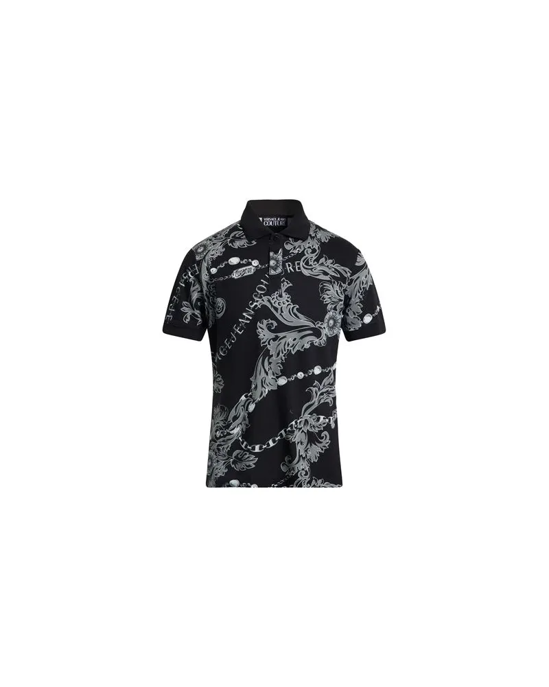 Versace Jeans TOPS - Poloshirtsauf YOOX.COM Schwarz