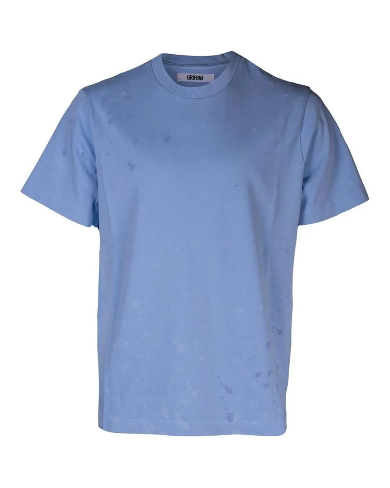 Mauro Grifoni T-shirts Himmelblau