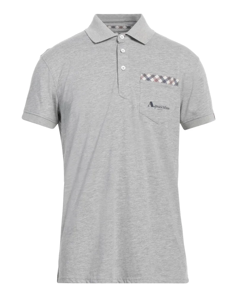 Aquascutum Poloshirt Hellgrau