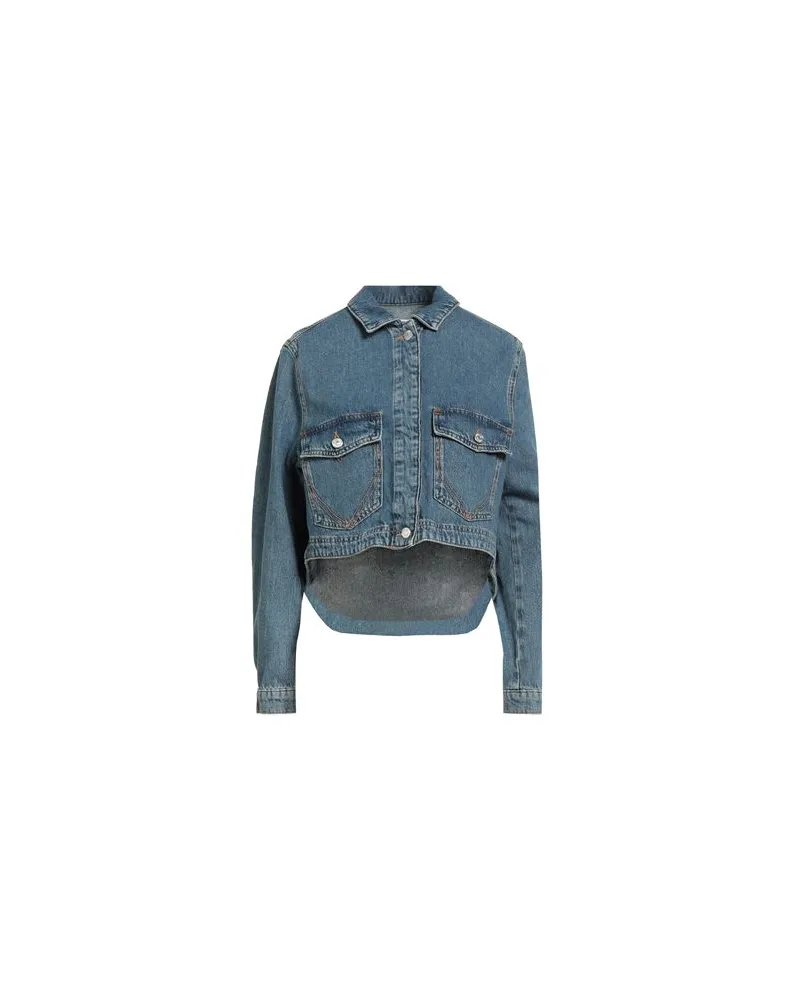 Moschino JACKEN & MÄNTEL - Jeansjacken/Mäntelauf YOOX.COM Blau