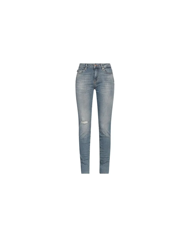 Moschino HOSEN & RÖCKE - Jeanshosenauf YOOX.COM Blau