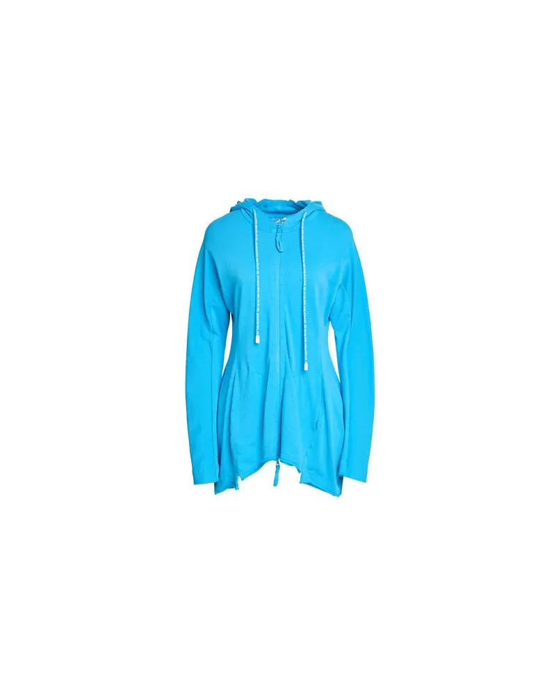 Black Label TOPS - Sweatshirtsauf YOOX.COM Azurblau