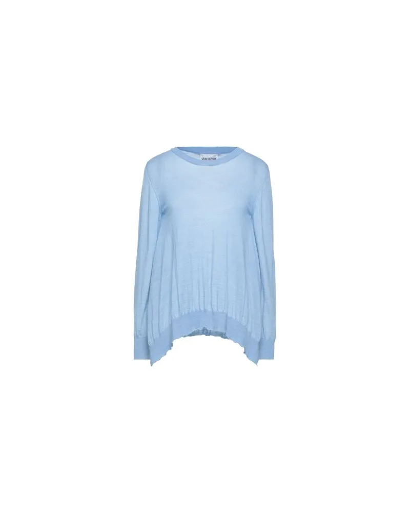 Semicouture STRICKWAREN - Pulloverauf YOOX.COM Himmelblau