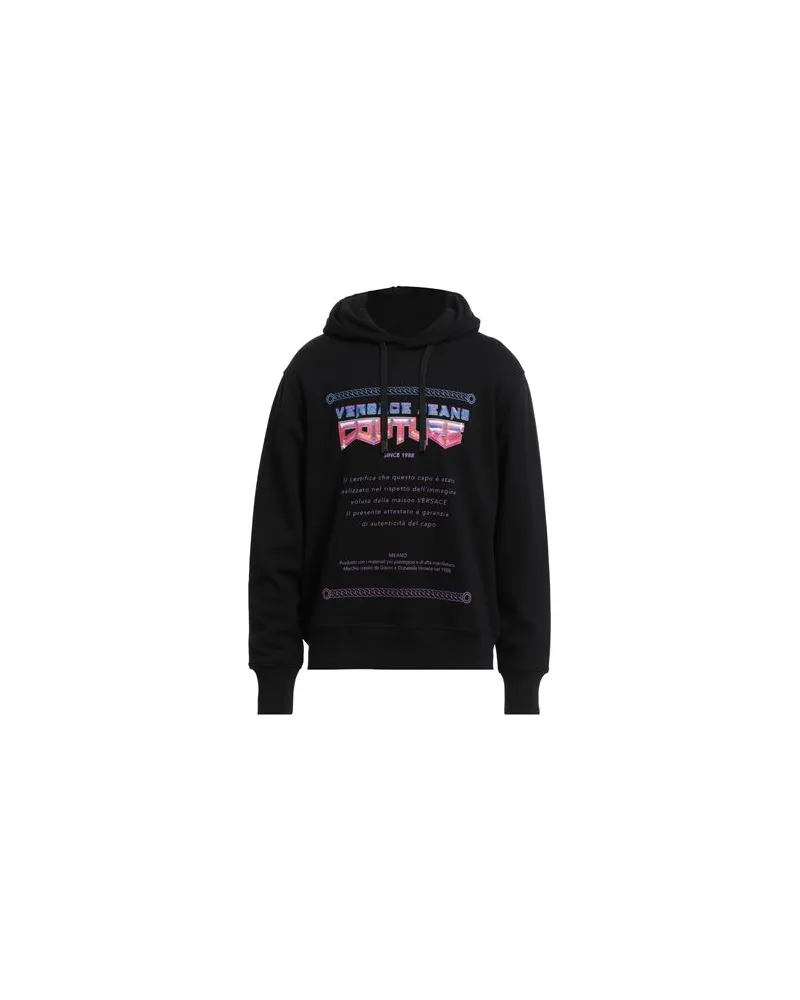 Versace Jeans TOPS - Sweatshirtsauf YOOX.COM Schwarz